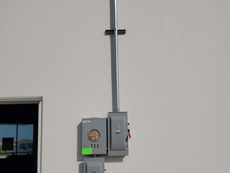 Exterior electrical disconnect switches